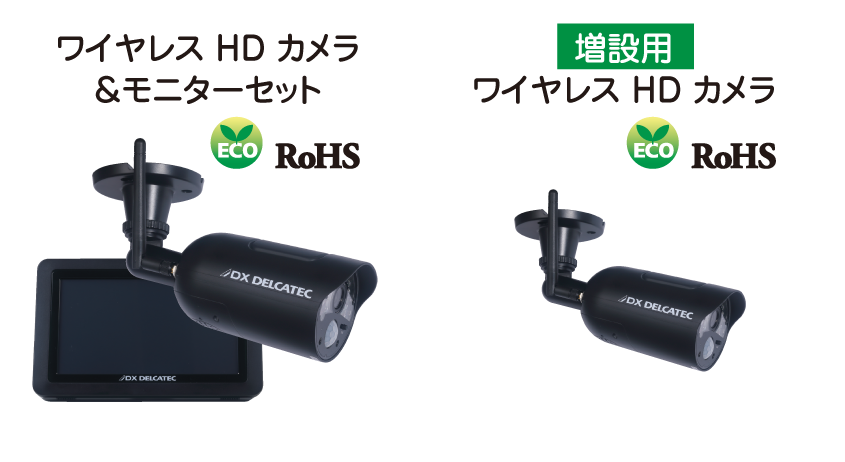 高画質の「ワイヤレスカメラ＆モニターセット」を発売 | DXアンテナ