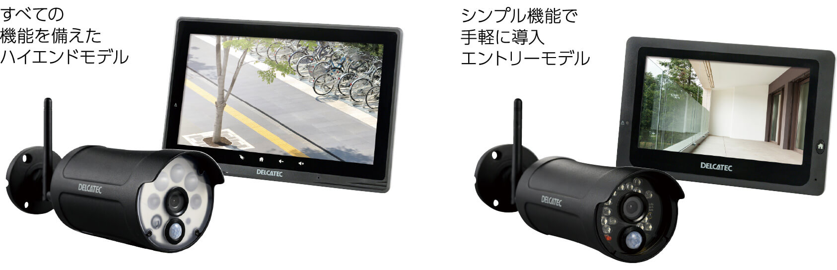 同梱不可】 DXデルカテック製ワイヤレスフルHDカメラモニターセット